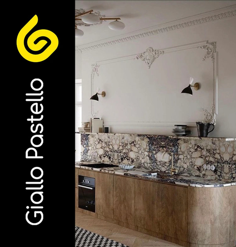 Arredamento classico moderno: cucina - Giallo Pastello