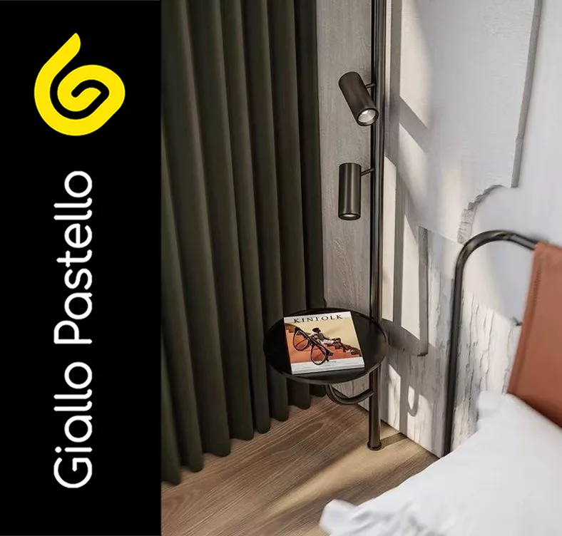 Camera da letto moderna: comodini e armadi - Giallo Pastello Interior Design Brescia