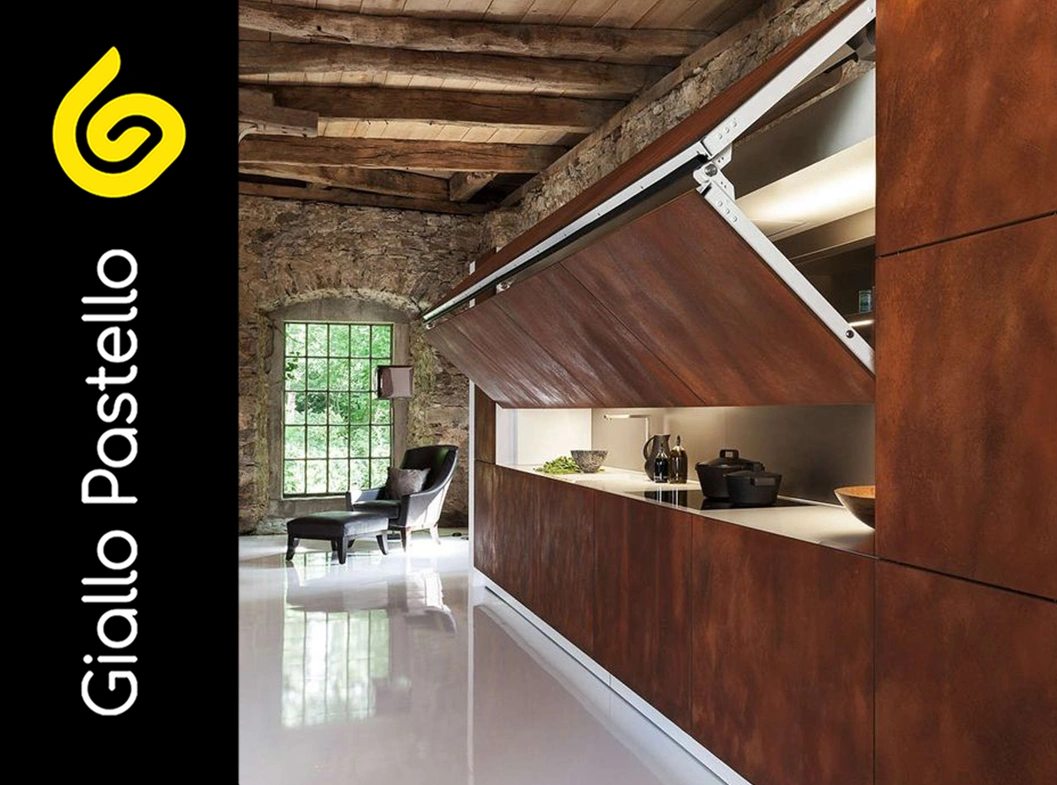 Cucine a scomparsa - Giallo Pastello Interior Design