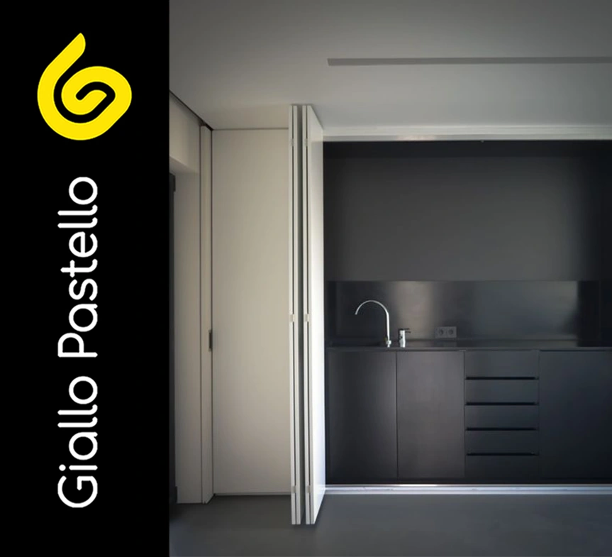 Cucine a scomparsa - Giallo Pastello Interior Design