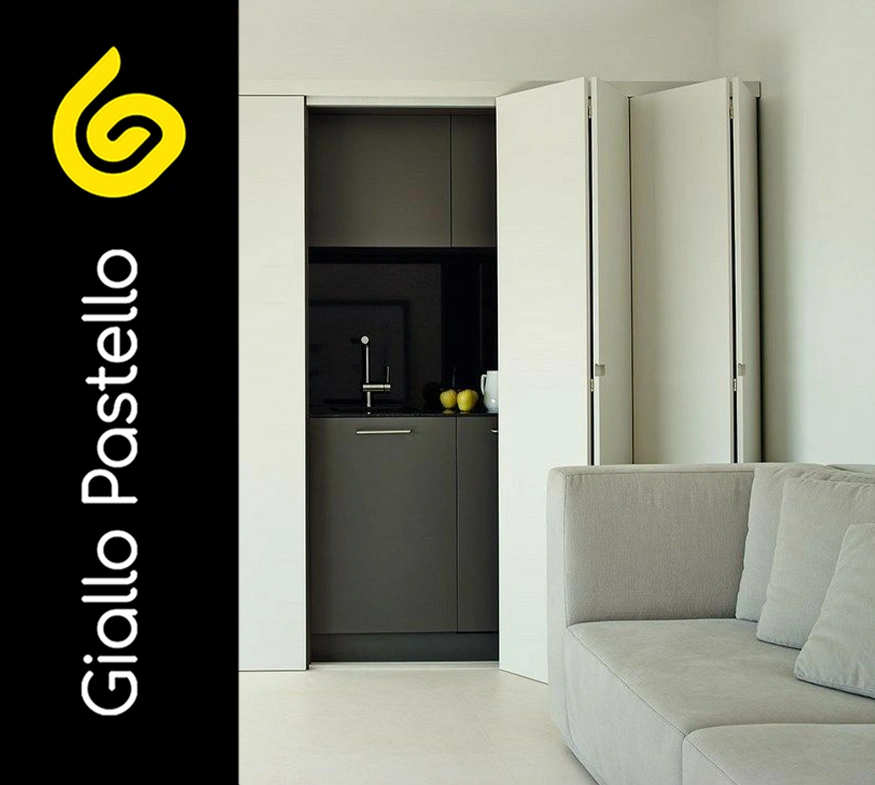 Cucine a scomparsa - Giallo Pastello Interior Design