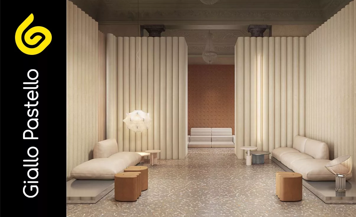 Polvere - Salone del Mobile 2024 - Giallo Pastello Interior Design Brescia