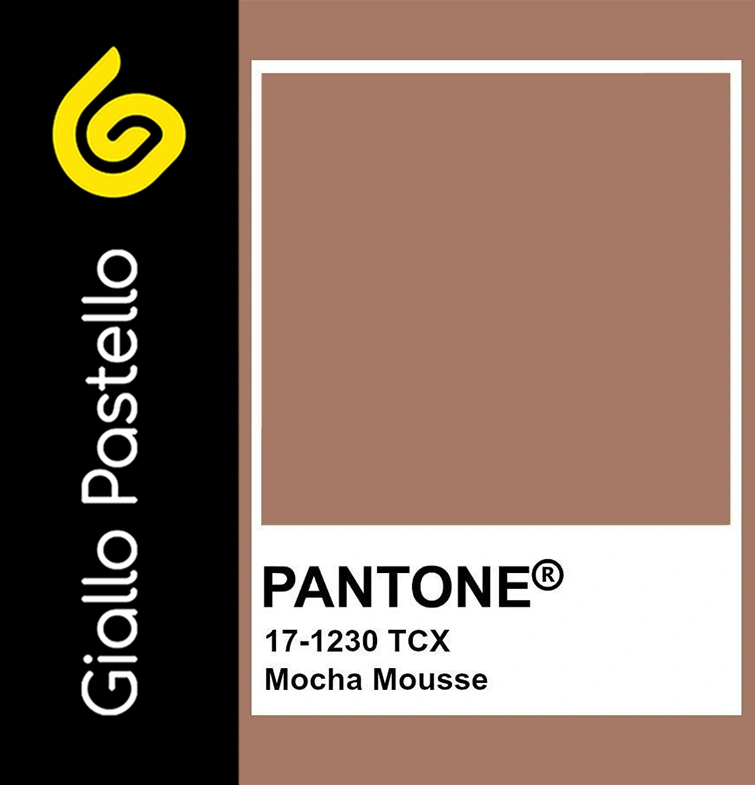 Colore Pantone 2025: Mocha Mousse - Giallo Pastello Interior Design