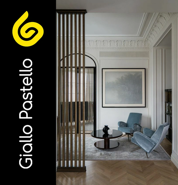 Arredamento classico moderno: poltrone - Giallo Pastello