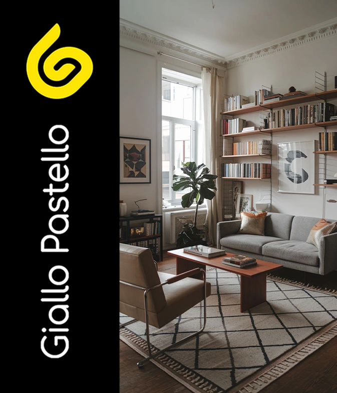 Arredare un soggiorno piccolo - Giallo Pastello Interior Design