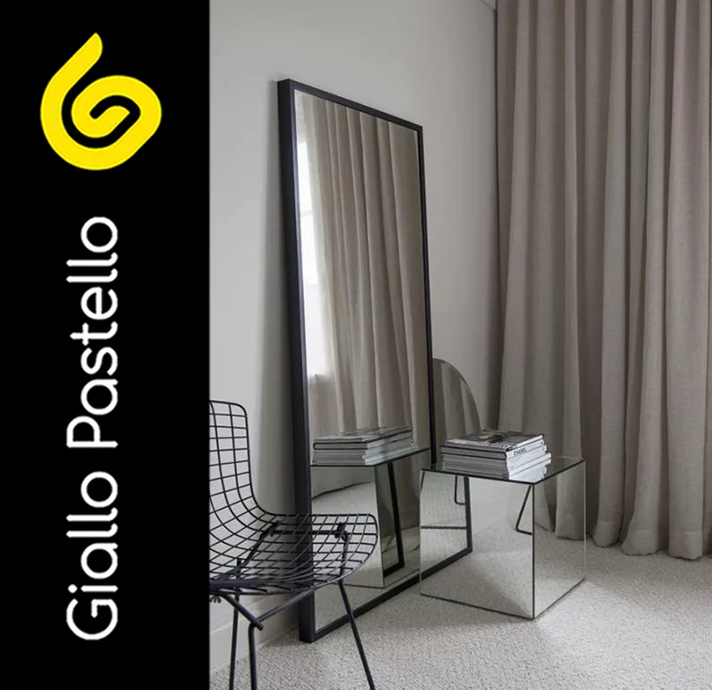 Arredare soggiorno: specchi design - Giallo Pastello Interior Design Brescia